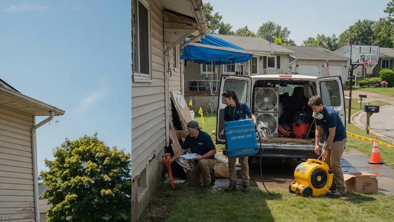 Ceiling Leak Cleanup in Sparland, IL near me